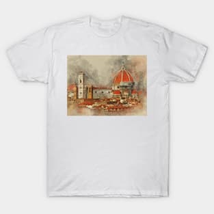 The Duomo in Florence. T-Shirt